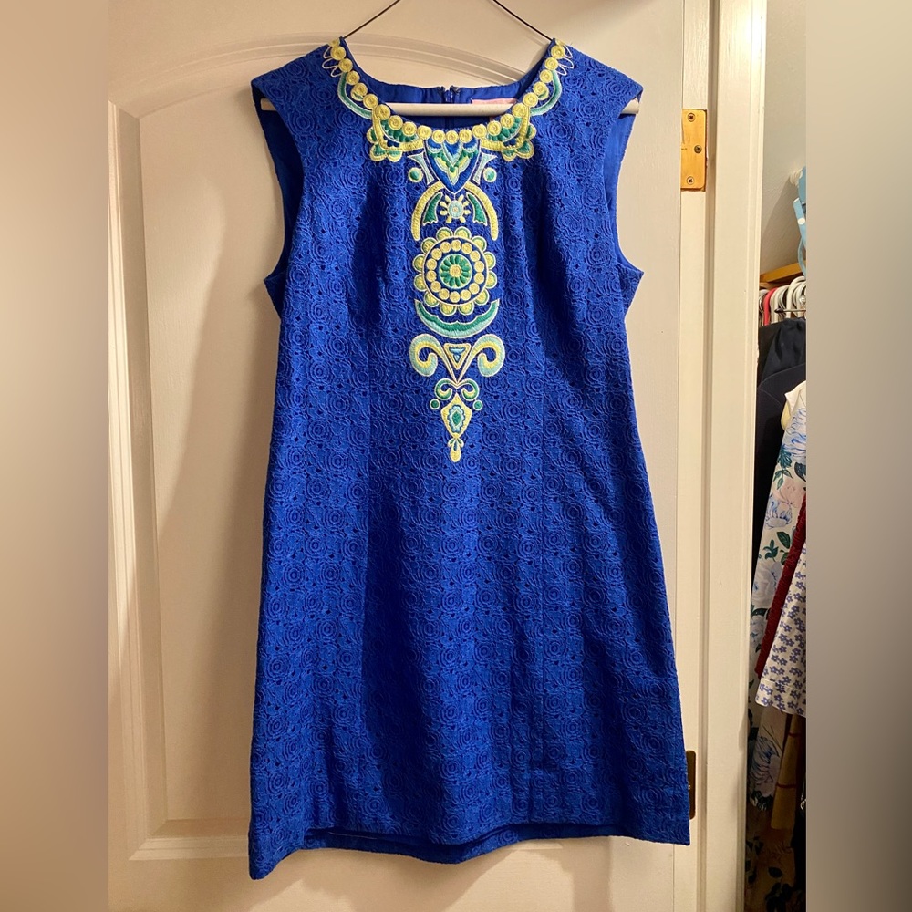 Lilly Pulitzer Blue Lace Dress